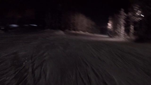 Вечерняя горнолыжка на Губахе. смотреть онлайн