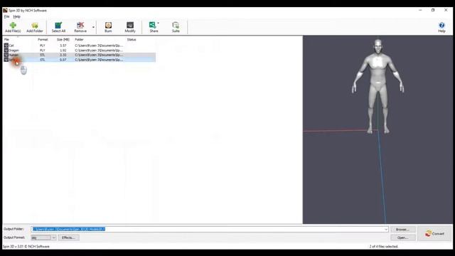 How to Convert PLY to OBJ | Spin 3D Mesh Converter Tutorial смотреть онлайн