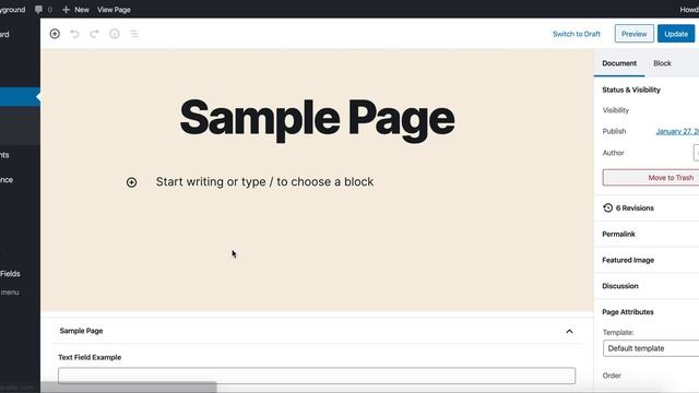 WordPress Plugin - ACF On The Go - Usage Example смотреть онлайн