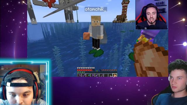 РЕАКЦИЯ С ЖЕКОЙ ПЛЕЙ | БЕСКОНЕЧНАЯ ФЕРМА КОНЦА СВЕТА В МАЙНКРАФТ! ЭДИСОН РЕАКЦИЯ СОВМЕСТНАЯ смотреть онлайн