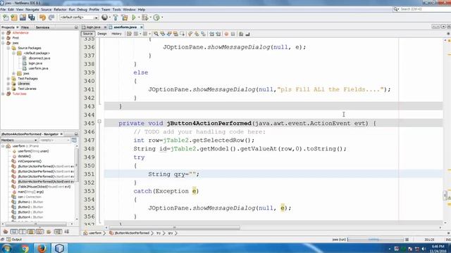 How To Delete The Record From The Table In NetBeans With MySql In Tamil смотреть онлайн