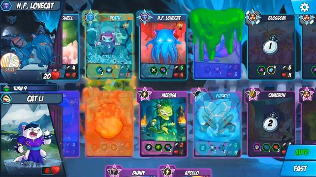 APOCALYPSE MEOW Mission Bronze Gameplay TAP CATS EPIC CARD BATTLE смотреть онлайн