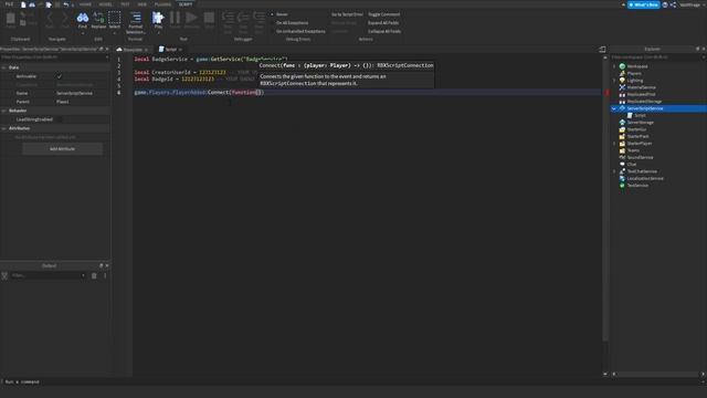 How To Script a You Met The Creator Badge | Roblox Scripting Tutorial смотреть онлайн