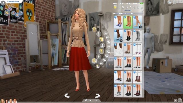 UNE CARRIE BRADSHAW A SAN MYSHUNO | SIMS 4 CC