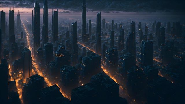 Descent- Dark Cyberpunk Ambient Music- Epic Sci-Fi Soundscape Inspired By Blade Runner