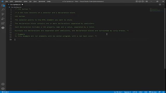 How to Get Started with CSS Syntax- Guide to Beginners смотреть онлайн