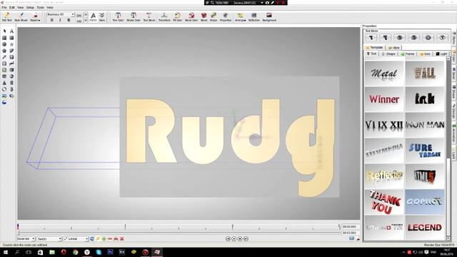 Туториал - как сделать 3D текст без программ смотреть онлайн