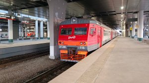 Поездка на ЭТ2М 116. Новый маршрут Капитолово - Санкт-Петербург Ладожский вокзал