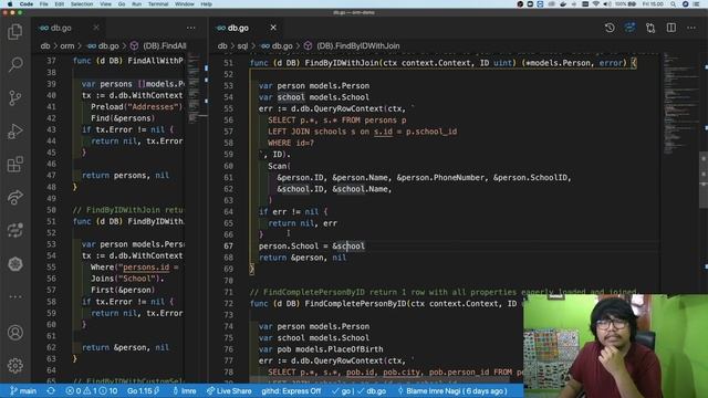 #KodeReview Eps. 1 - Review API GORM vs Database/SQL di Golang смотреть онлайн