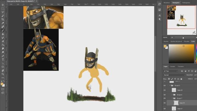 Shadow Shaman - Ilustración en Photoshop (Dota 2) смотреть онлайн