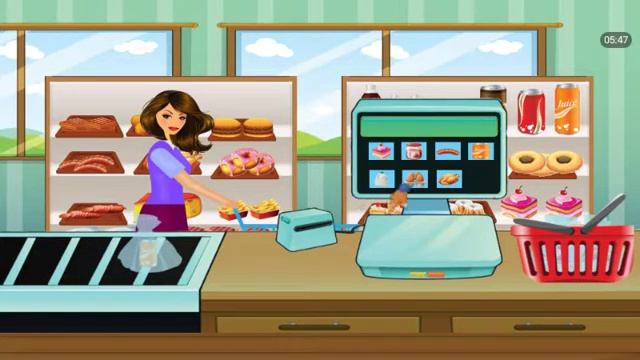 Supermarket Grocery Store Shopping Girl - Shopping game for girls смотреть онлайн