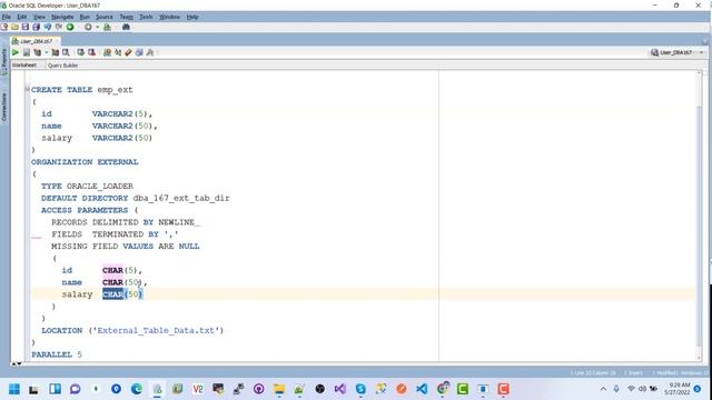 Oracle - External Table || How to Create and Use Oracle External Table #oracle #oraclesql #sql смотреть онлайн