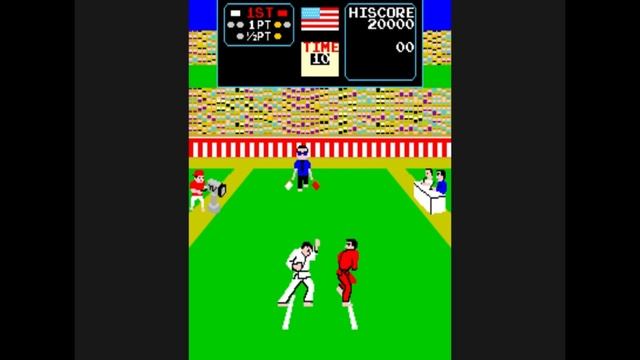 Karate Champ / arcade attract mode auto demo / 1984 смотреть онлайн
