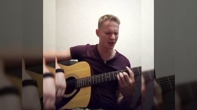 Честный - за спиной cover на гитаре смотреть онлайн