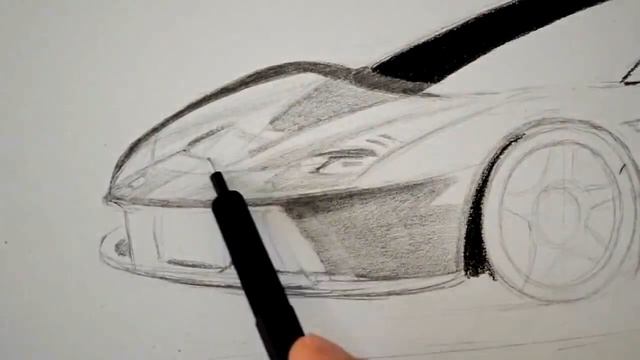 Рисуем автомобиль! Рисунок карандашом смотреть онлайн