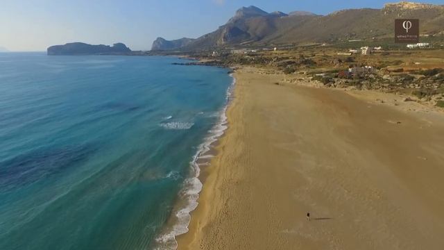 Falasarna beach in western Crete, Greece смотреть онлайн