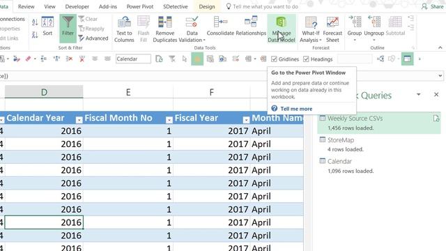 Power Query And Power Pivot