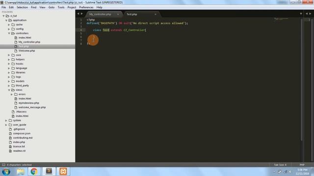Codeigniter Tutorial for Beginners Step by Step | Controller in Codeigniter смотреть онлайн