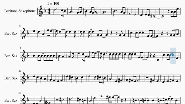 SUPER EASY Baritone Sax Sheet Music: How to play Cry Baby by Official Hige Dandism смотреть онлайн