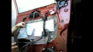 Как снять заменить стекло передней двери NISSAN QASHQAI(2012-)demontaz zamiana szyby drzwi przod