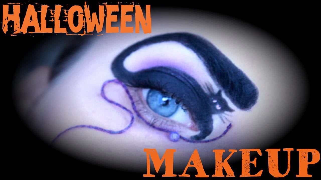Halloween Makeup Tutorial Black Cat/ Макияж на Хэллоуин Чёрная кошка смотреть онлайн