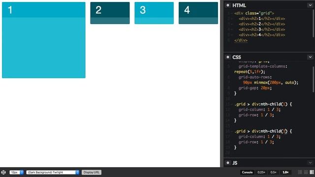 Stacking Grid Items смотреть онлайн