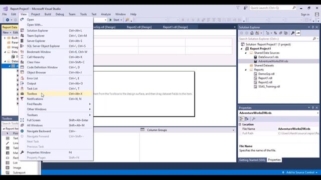 SSRS - Shared Datasource , Shared Dataset , Report Design смотреть онлайн