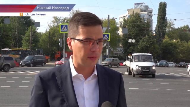 На площади Сенной в Нижнем Новгороде изменилась схема движения транспорта смотреть онлайн