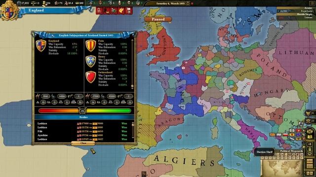 Let's Play Europa Universalis 3 Divine Wind - Part 7 (England) смотреть онлайн