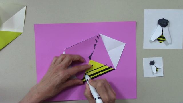 Make an Origami Bee смотреть онлайн
