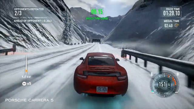 Winter Blast - Snow Battle Challenge | NFS The Run [No Soundtrack] смотреть онлайн