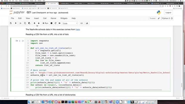 022h Reading a CSV file from the Internet смотреть онлайн