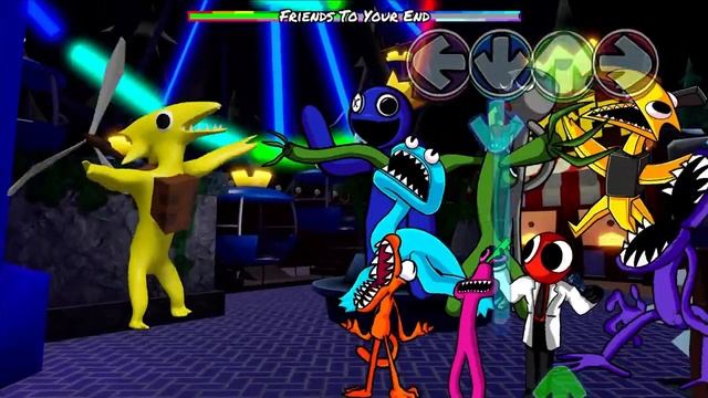 [Chapter 2] Rainbow Friends VS 2D Rainbow Friends but New Locations Friday Night Funkin Mod Roblox смотреть онлайн