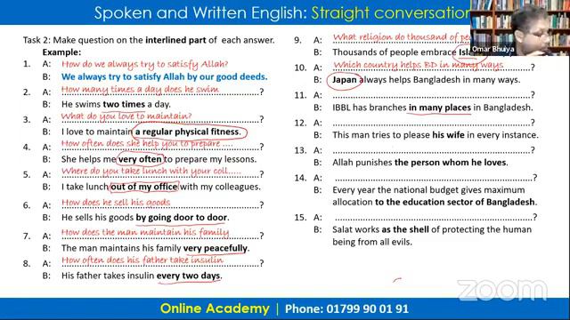 Beginners' Spoken English I Simple present I Straight conversation I Real Class 2 смотреть онлайн