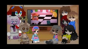 fazbear frights react to sister location and afton family ll fnaf ll