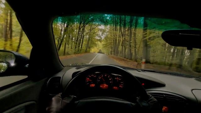Porsche Boxster 986 POV scenic autumn drive смотреть онлайн
