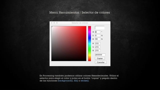 PROCESSING: 3.17 Color RGB [En español] смотреть онлайн