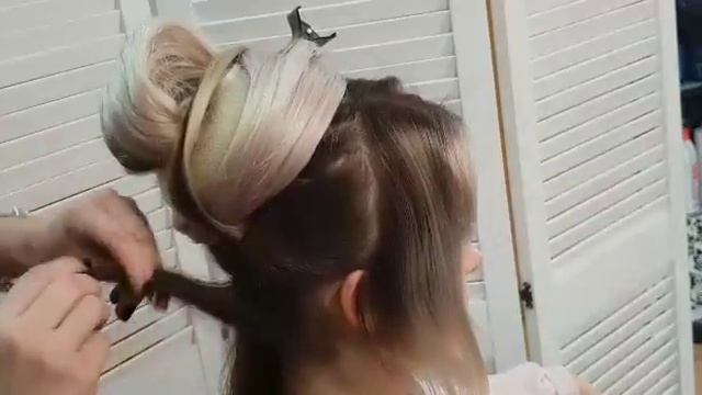 Свадебная Вечерняя Прическа .Высокий Текстурный Пучок.Irresistible Me смотреть онлайн