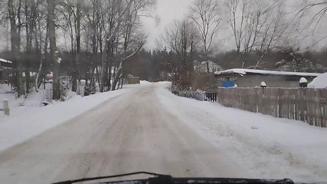 На зимней дороге под Минском 30.11.23 г. смотреть онлайн