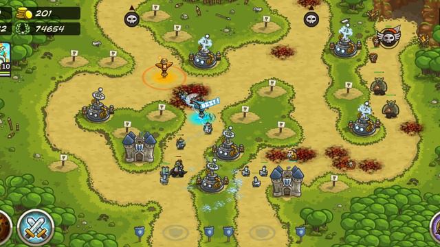 Kingdom Rush 2011 - Rage valley (Endless Waves) - No items used - 54 Waves Survived - 268784 Score смотреть онлайн
