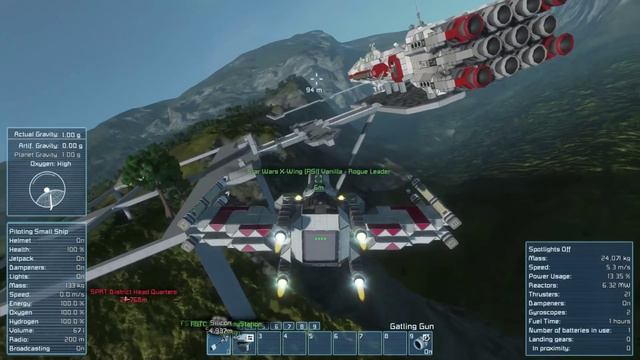 Space Engineers Workshop | Star Wars X-WING! "Epic Star Fighter!" смотреть онлайн