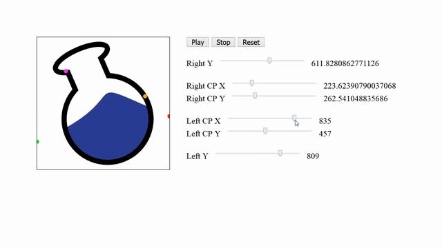 SVG Procedural Bézier Animation смотреть онлайн