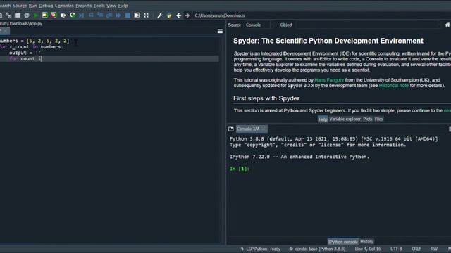 How to print 'F' using python code - easy way! смотреть онлайн