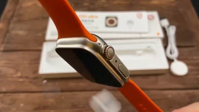 Смарт часы 8 серии Z59 / Smart Watch 8 Series 49mm Фитнес часы / 8 ULTRA 49mm / Золотой корпус смотреть онлайн