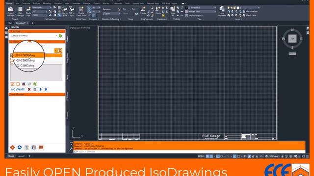 How to create and open Production Isos from AutoCAD PLANT 3D using ISOWorx and Line Lists. смотреть онлайн