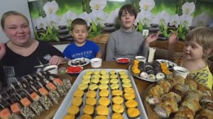 роллы домашние/мукбанг/жизнь в селе навеселе