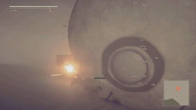 NieR:Automata - Ending Y Emil Boss Fight - 2B Version смотреть онлайн