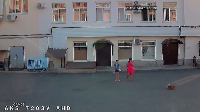 Видео c AHD видеокамеры AKS-CCTV 1мп (1280*720) смотреть онлайн