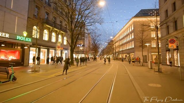 Zürich Bahnhofstrasse Christmas A Christmas Paradise in Switzerland 4K 50p смотреть онлайн
