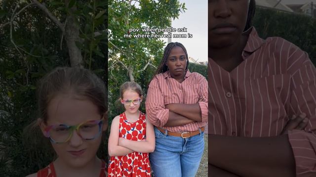 POV: when people ask me where here real mom is #motherhood #motherdaughter #multiculturalfamily смотреть онлайн